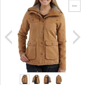 Carhartt Women’s Weathered Duck Wesley Coat- Size m